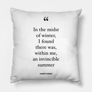 An Invincible Summer Pillow