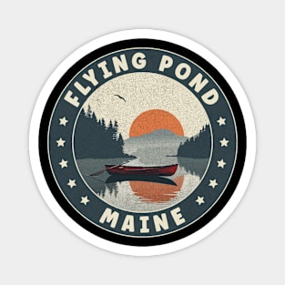 Flying Pond Maine Sunset Magnet