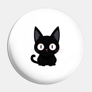 Black Cat Pin