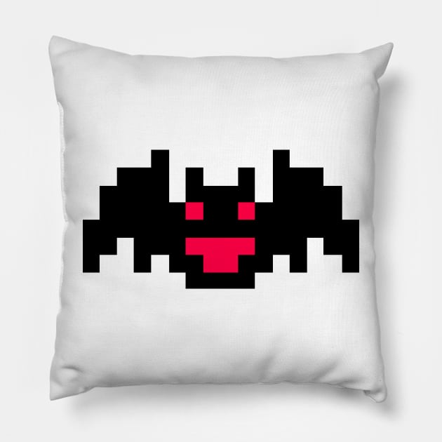 Happy Pixel Bat Tunic Pillow by Durvin