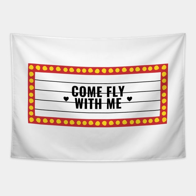 Come Fly With Me Tapestry by Jetmike