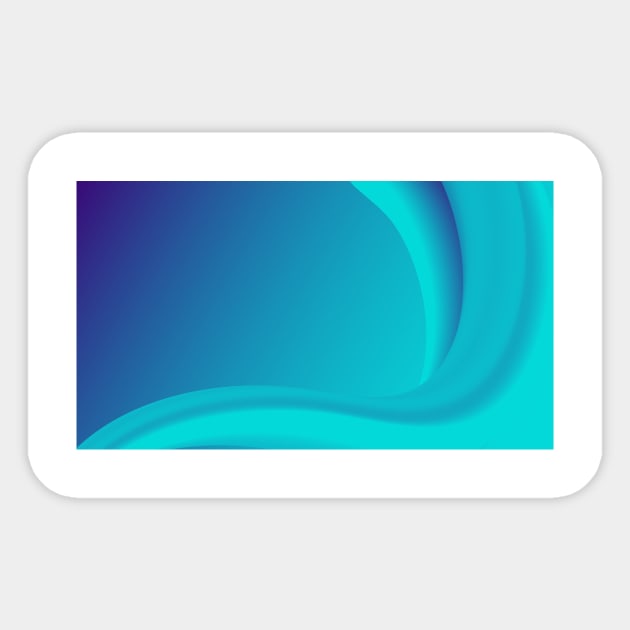 Modern blue gradient pattern - Blue Gradient - Sticker | TeePublic