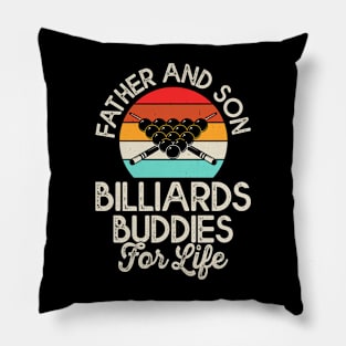 Father And Son Billiards Buddies For Life T shirt For Women T-Shirt Pillow