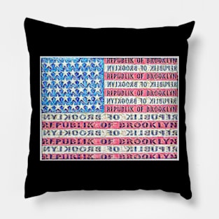 Rep.of Bklyn Flag Pillow