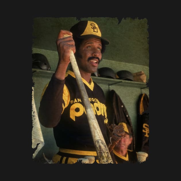 Oscar Gamble in San Diego Padres by SOEKAMPTI