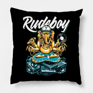 DJ Rudeboy Elephant Pillow