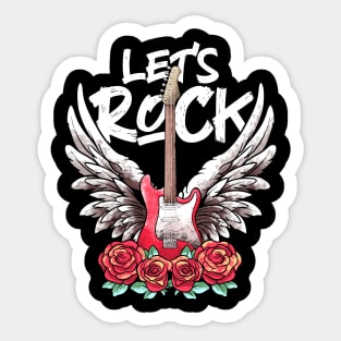 Let's Rock! (Rock 'n' Roll Music)' Sticker