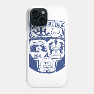 Lost Marble Blue - Three Crowns Design Phone Case