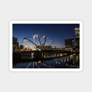 The Seafarers Bridge, South Wharf,  Melbourne, Victoria, Australia. Magnet