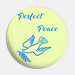 Perfect peace - bible verse - Jesus God worship witness Christian design Pin