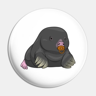 Mole Pacifier Pin