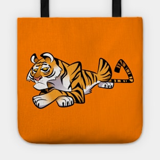 Tiger Caricature Tote