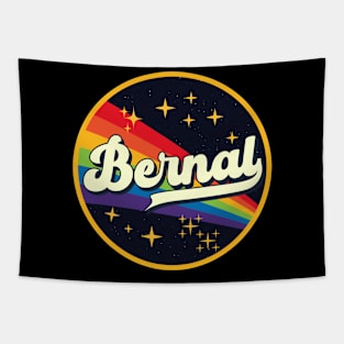 Bernal // Rainbow In Space Vintage Style Tapestry