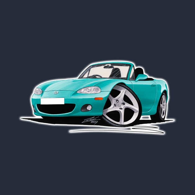 Mazda MX5 (Mk2) Turquoise by y30man5