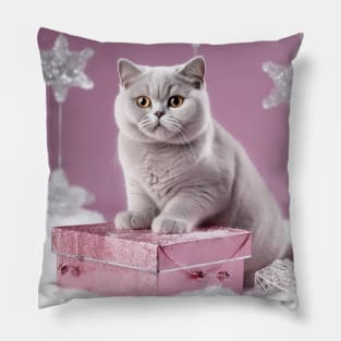 Gifty British Shorthair Kitten Pillow