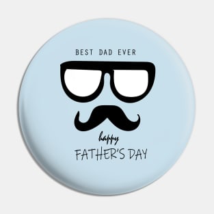 BEST DAD EVER HAPPY FATHER'S DAY Pin