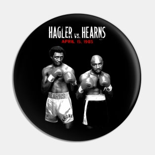 HOT!!! Hagler vs Hearns Boxing 1985 Pin
