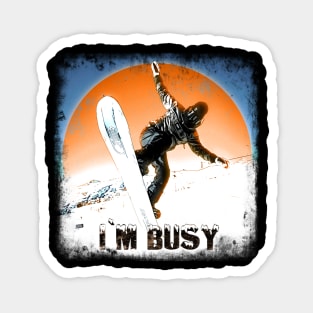 snowboarding Magnet