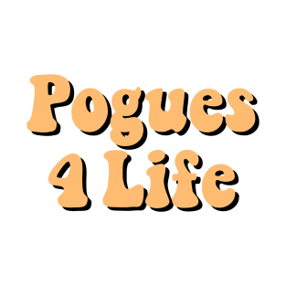 Pale Orange Pogues 4 Life / P4L T-Shirt