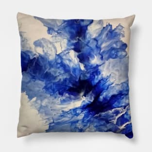 Finland blue Pillow