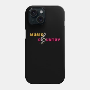 MUSIC COUNTRY Phone Case