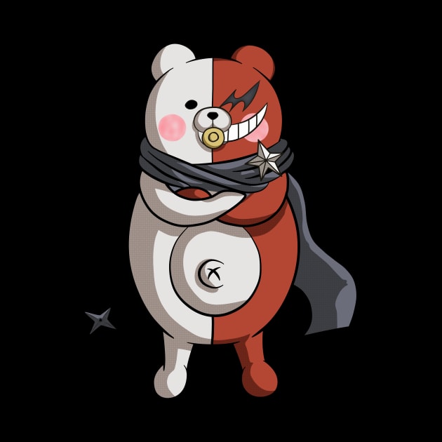 Monotaro, Monokuma Familiy from anime Danganronpa by IQ_Design16