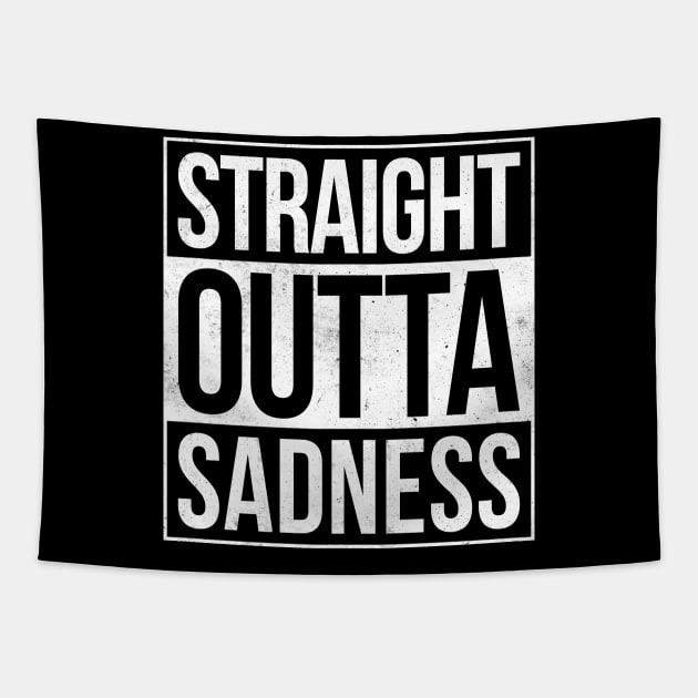 Straight outta Sadness Tapestry by Drop23