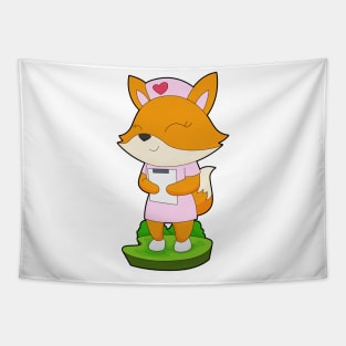 Fox Nurse Notepad Tapestry