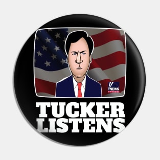 Tucker Listens Pin