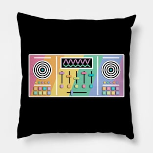 Rainbow DJ digital turntables Pillow