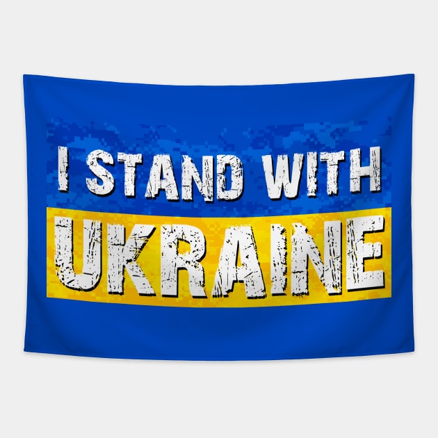 2022 Ukrainian Crisis Support Ukraine Tapestry by Scar