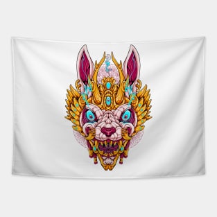 YEAR OF THE RABBIT ONI Tapestry