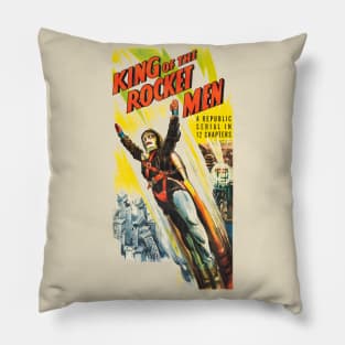 King of the Rocket Men Movie Poster Pillow