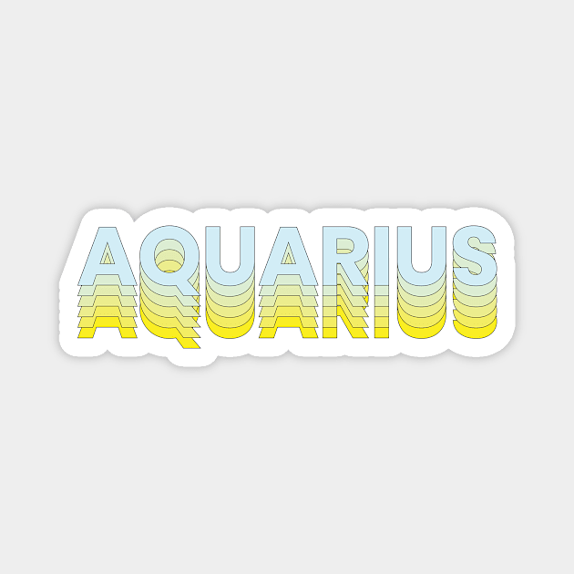 Aquarius Magnet by gnomeapple