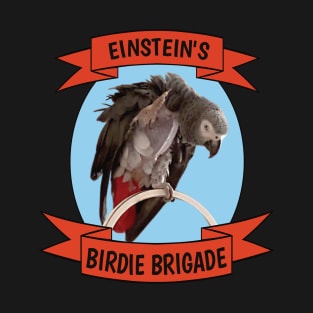 Birdie Brigade African Grey Parrot - Bare Chest T-Shirt