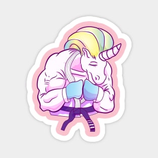 Unicorn Jiu-jitsu bow Magnet