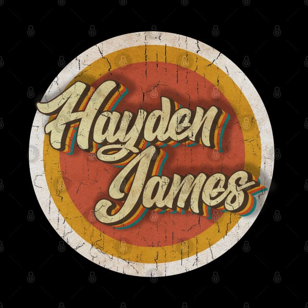 circle vintage Hayden James by KewanAlasStore