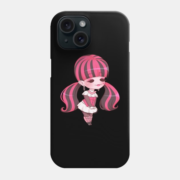 Draculaura Chibi Phone Case by KyuuChanDesu