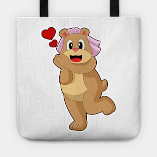 Bear Bride Veil Wedding Tote