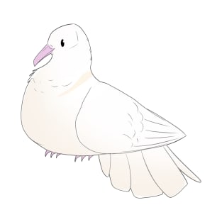 White Collared Dove T-Shirt