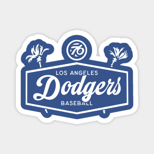 Dodgers Stadium with palms Magnet