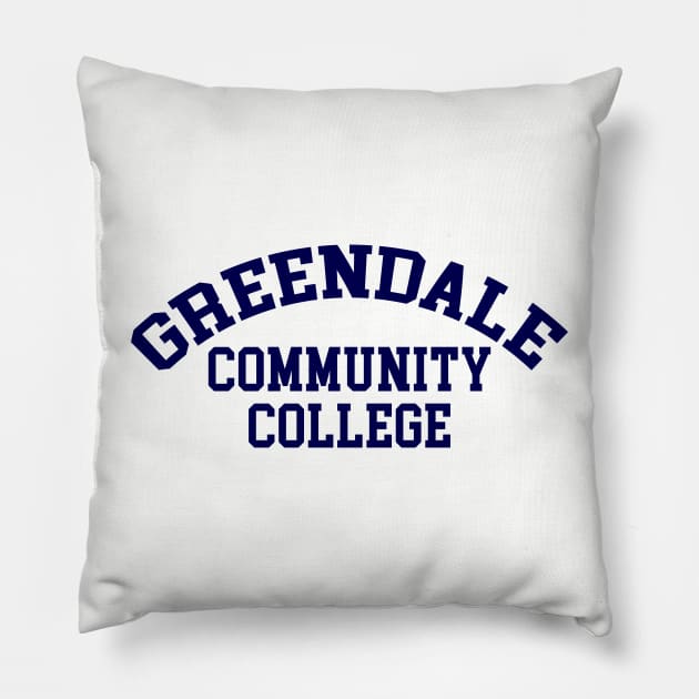 Greendale Community College Pillow by nickmeece