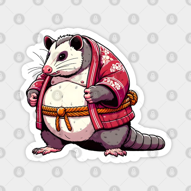 Sumo possum Magnet by Japanese Fever