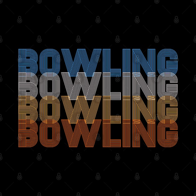 Vintage Retro Bowling Bowling Bowling Bowler by pho702