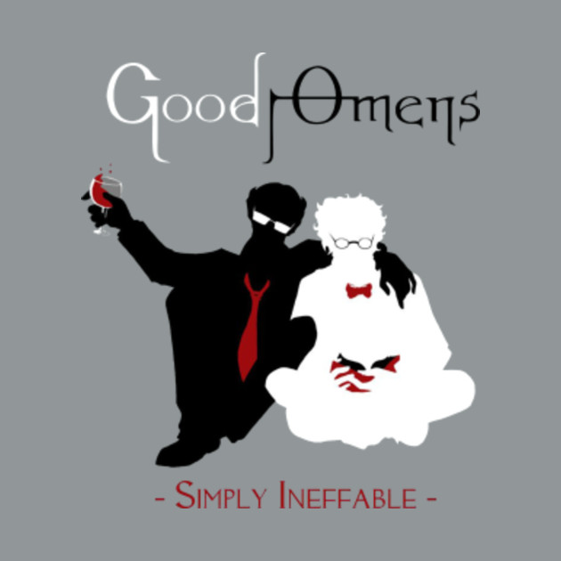 Ineffable Good Omens Quote J Crowley Podcast Terry Angel Tapestry Teepublic