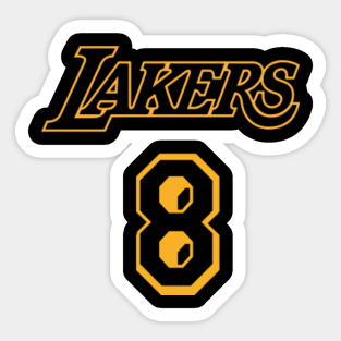 Los Angeles Lakers Stickers Teepublic