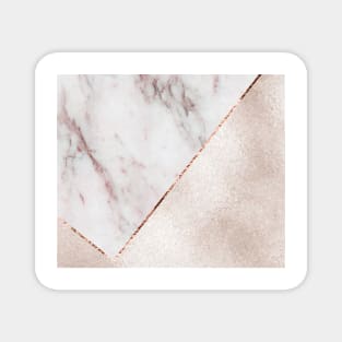 Artico marble and blush pearl Magnet