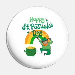 Happy St. Patrick's Day Pin