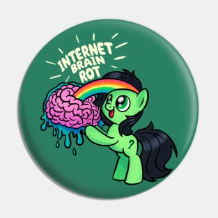 Internet Brain Rot Pin