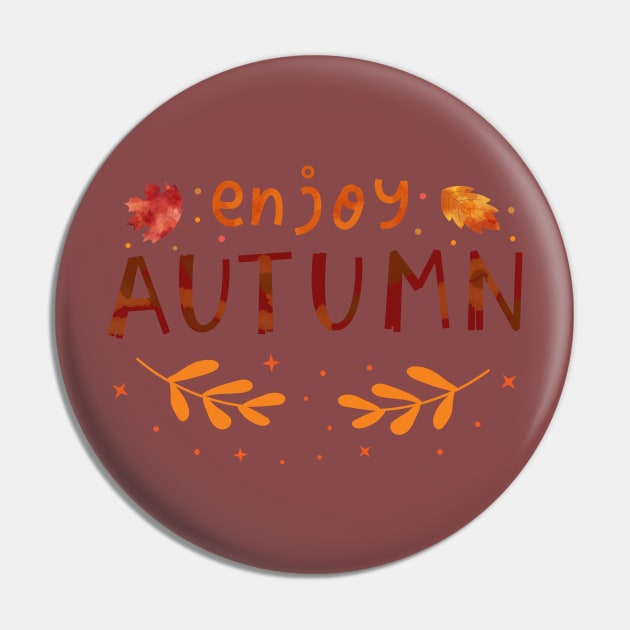 Enjoy Autumn Season Happy Halloween Thanksgiving and Fall Color Lovers Pin by BellaPixel